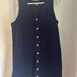 Rue21 Dark Blue Corduroy Top